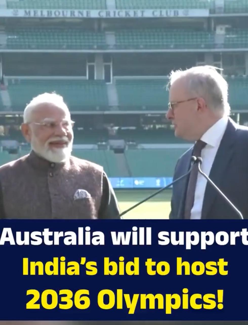 Australia Backs India's Bid to Host the 2036 Olympic Games: A Landmark Moment for Indian Sport