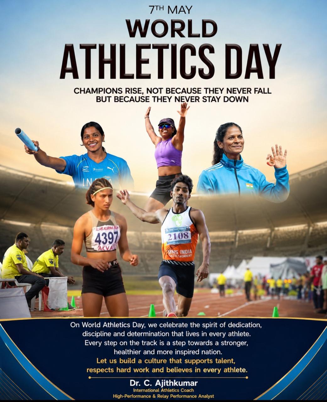 World Athletics Day Message